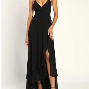 Elegant Black Evening Gown